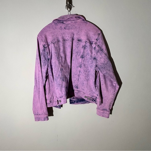 Torrid size 2 Purple Denim Jacket NWT - Picture 9 of 12